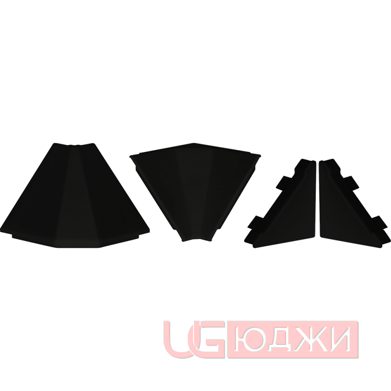 Комплект заглушек, чёрный