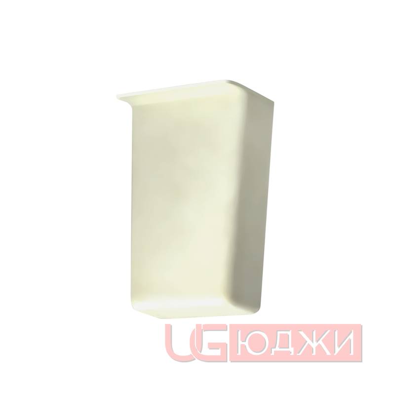 Накладка декоративная ABS L левая №1, белая