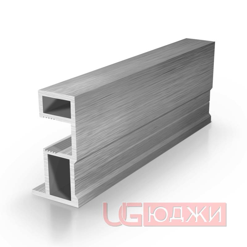 Вертикальный профиль Elephant Cat квадратный 5,4м, графит браш