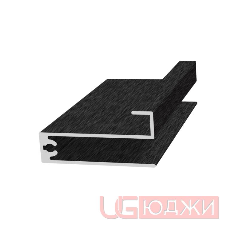 Горизонтальный нижний профиль Elephant 5,9м, графит браш