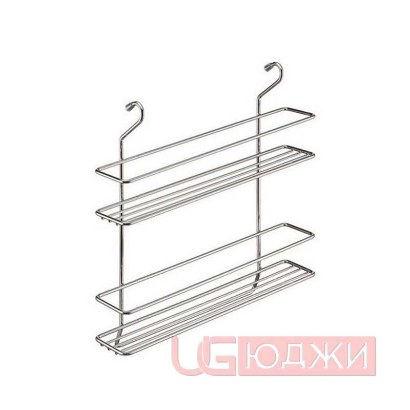 Полка двойная средняя, хром