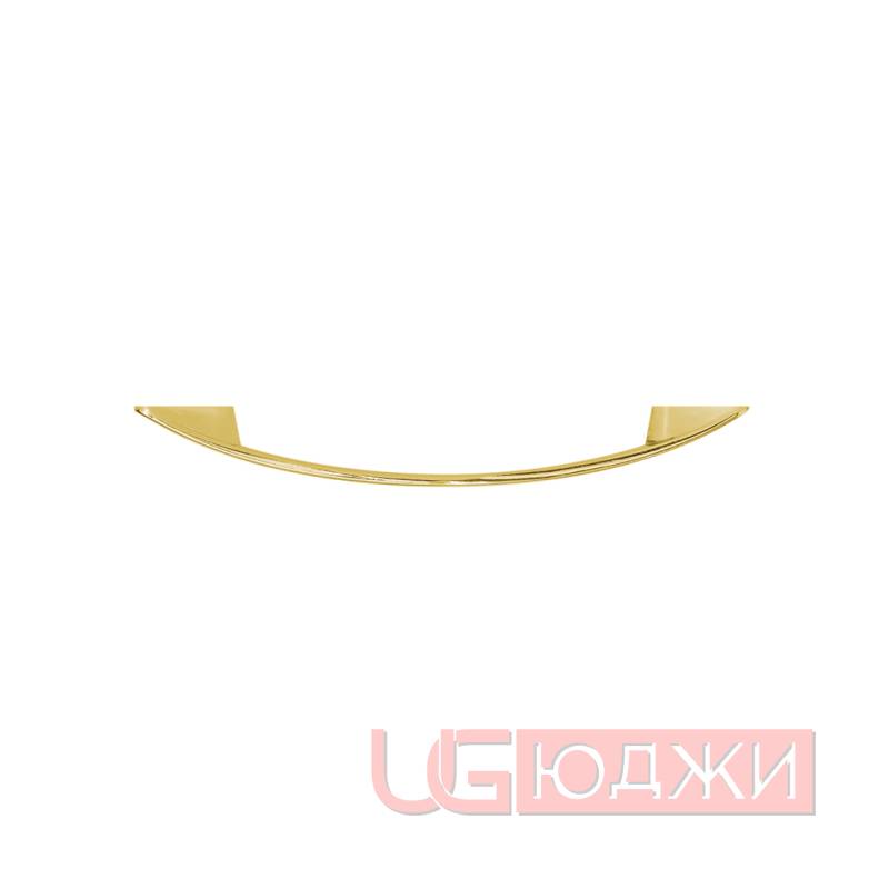 Ручка металлическая UN 9003 128мм, золото