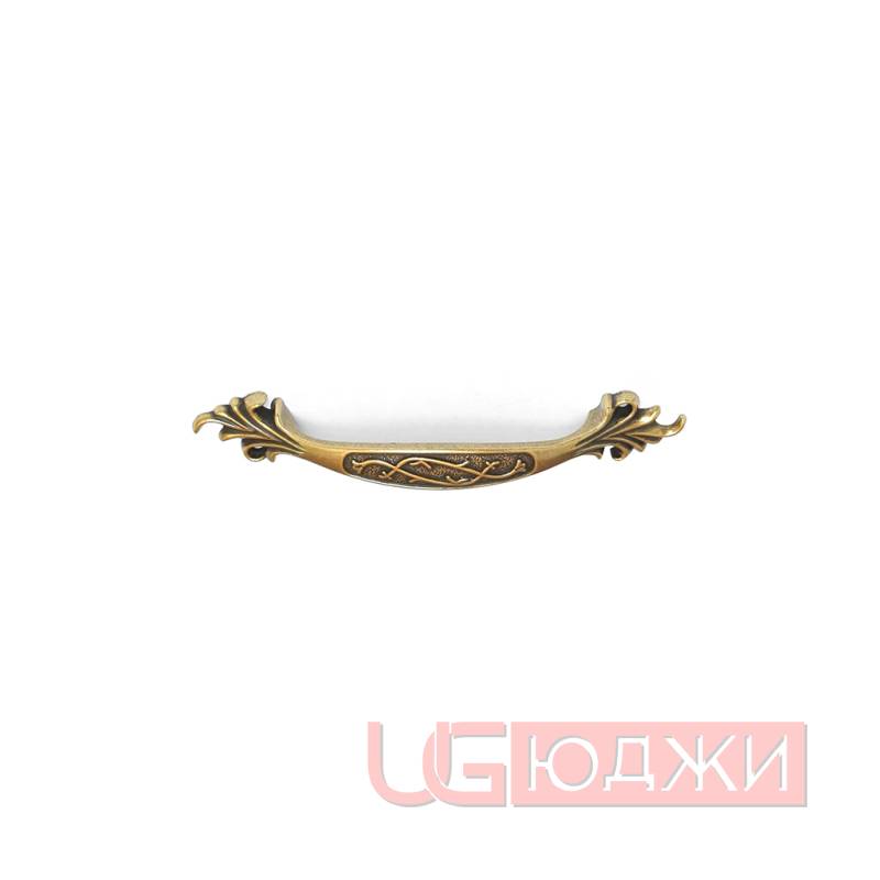 Ручка металлическая UR-022 96мм, старая бронза