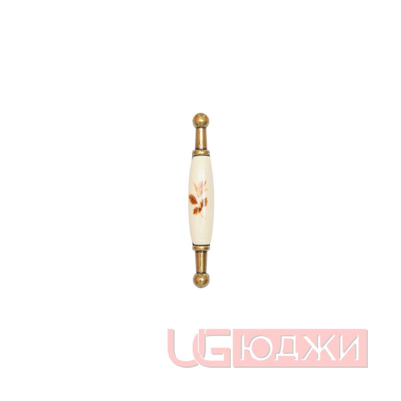 Ручка фарфор UP-21 96мм, дубок