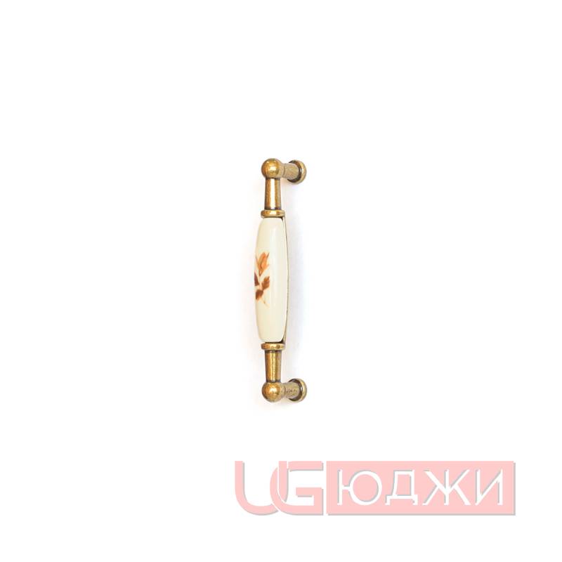 Ручка фарфор UP-21 96мм, дубок
