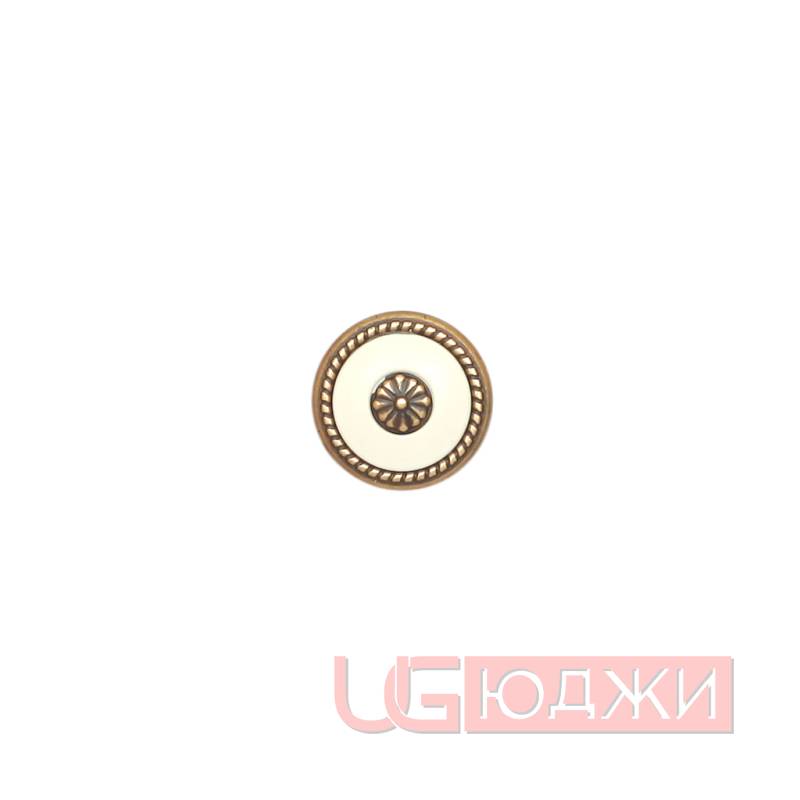 Ручка-кнопка FS-027, бронза