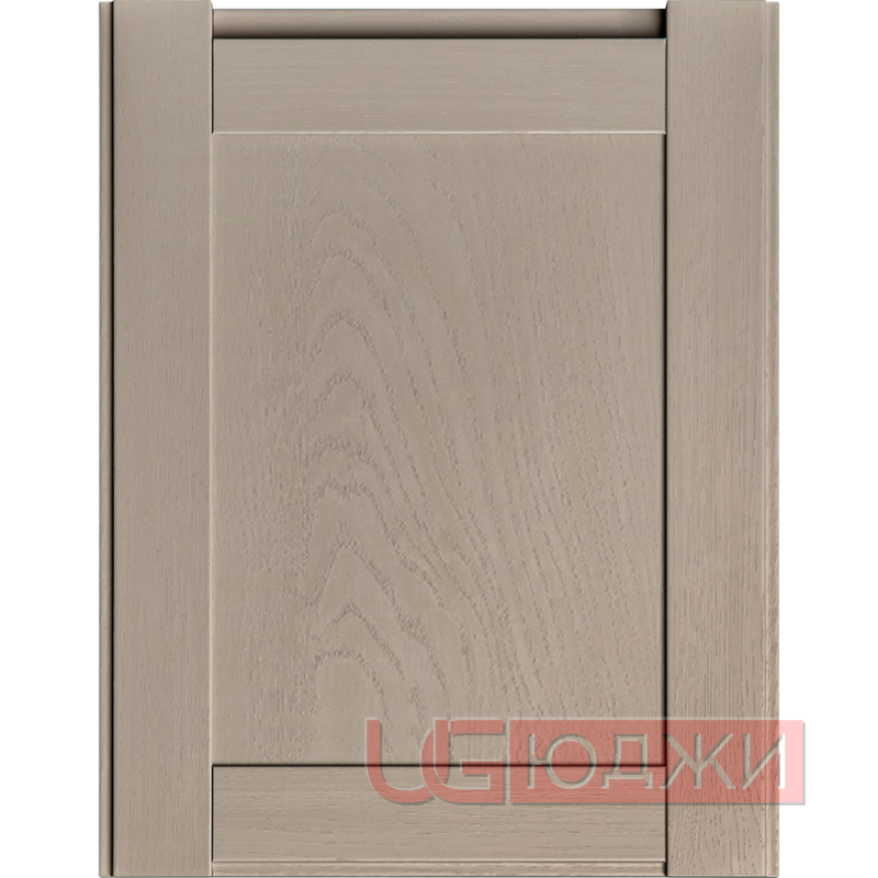 Фасад рамочный Интегрированная ручка 22мм Дуб Серена каменно-серый