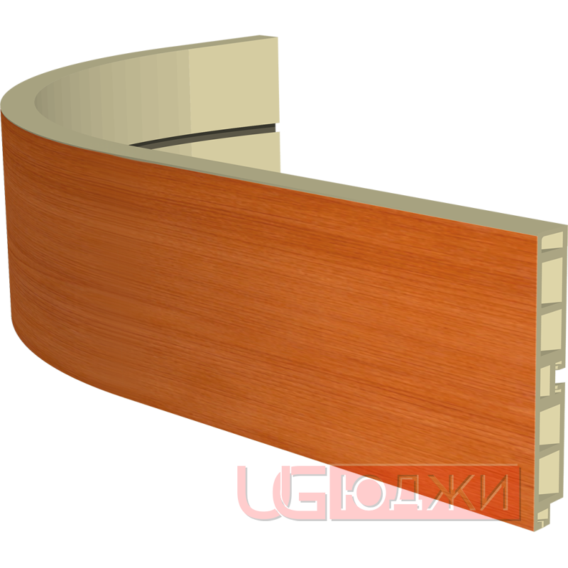 Закругленный цоколь H-100мм, вишня (7)