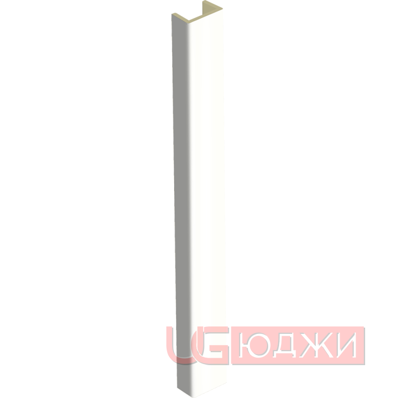 Торцевая заглушка H-100мм, белый (2)