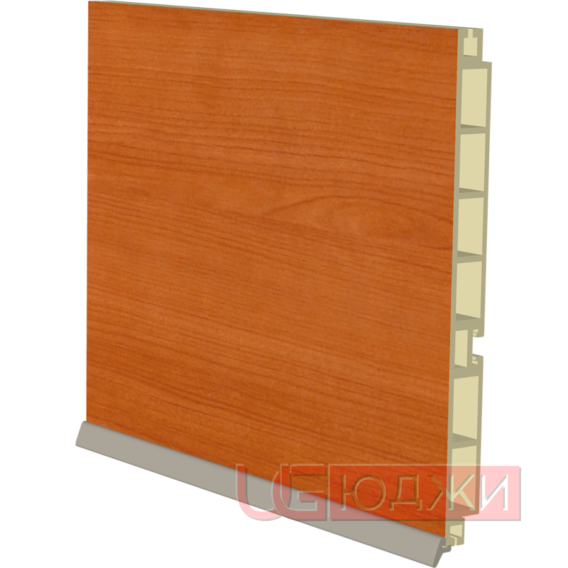 Цоколь пластиковый H-150мм 4,0м, вишня (7)