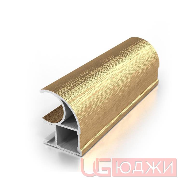 Профиль вертикальный "C" Classic Золото браш 5,4м