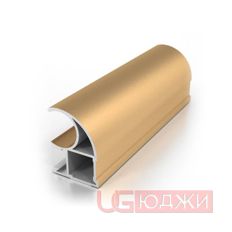 Профиль вертикальный "C" Classic Золото матовое 5,4м