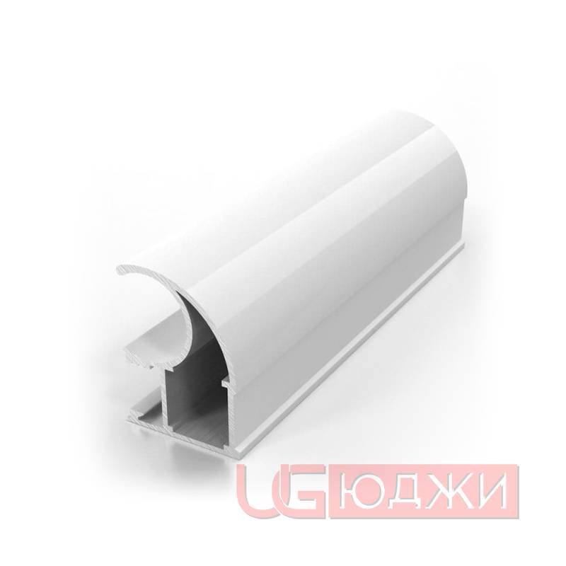 Профиль вертикальный "C" Premial Белый глянец 5,4м