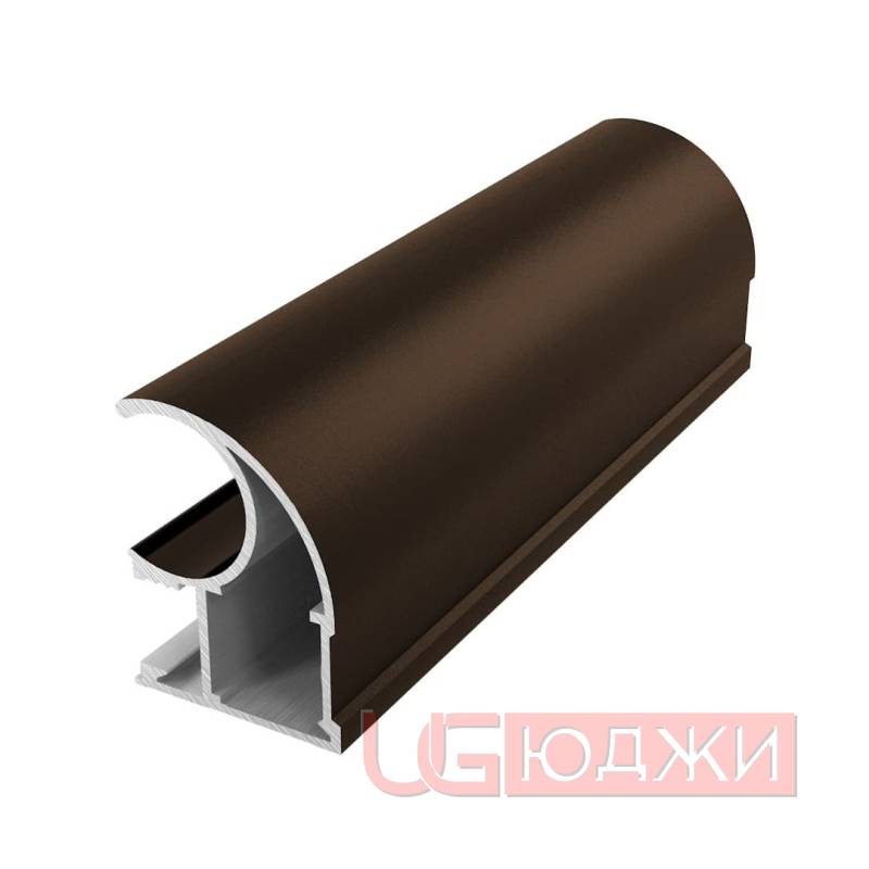 Профиль вертикальный "C" Premial Бронза матовая 5,4м