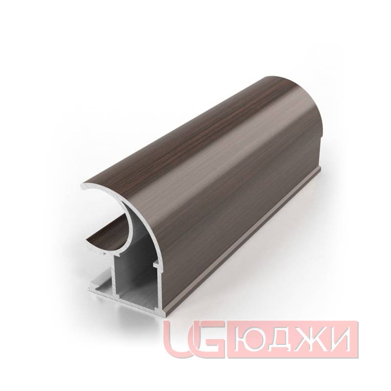 Профиль вертикальный "C" Premial Венге блестящий 5,4м