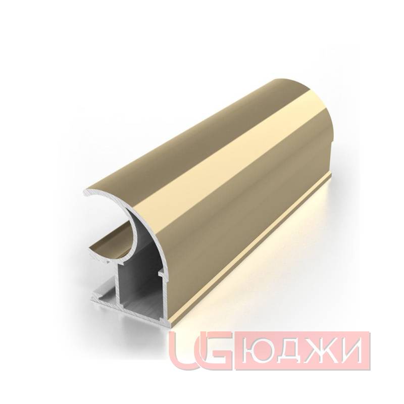Профиль вертикальный "C" Premial Шампань блестящая 5,4м