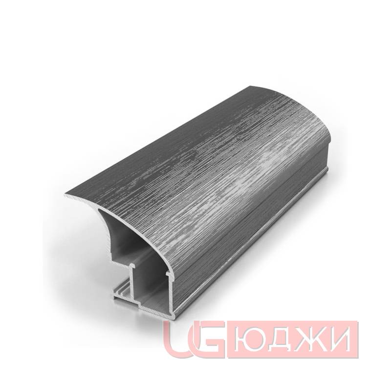 Профиль вертикальный "L" Premial Графит браш 5,4м