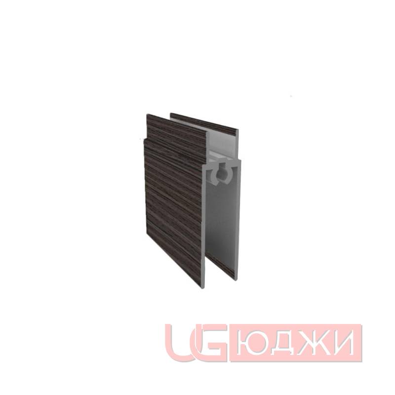 Профиль горизонтальный нижний Premial Венге тёмный 5,9м