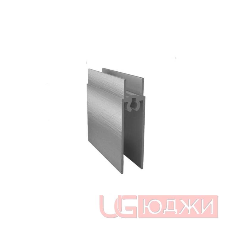 Профиль горизонтальный нижний Premial Графит браш 5,9м