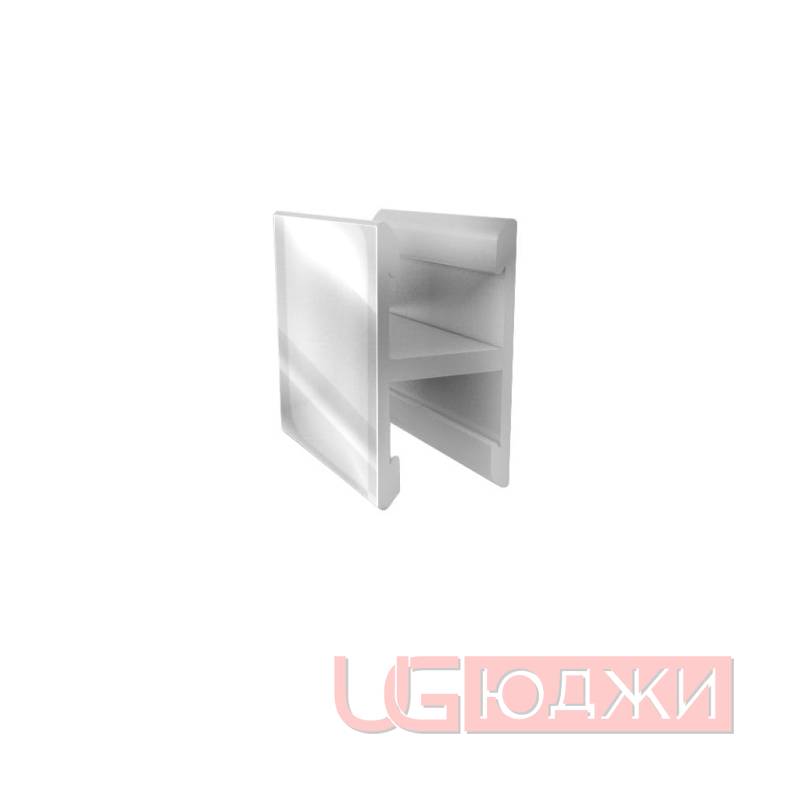 Профиль двухсторонний без стяжки Серебро хим полировка 5,9м