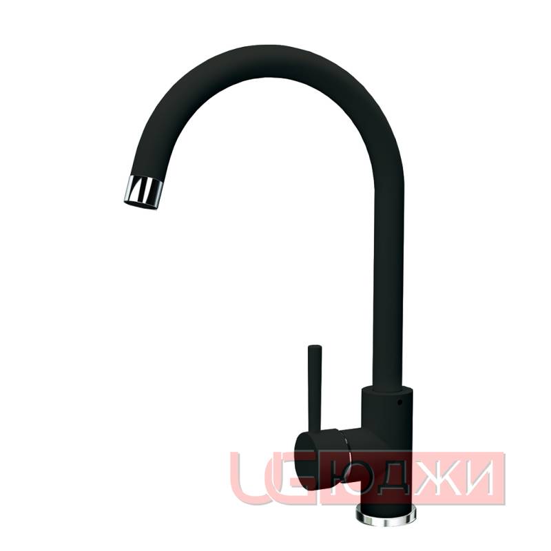 Смеситель Flortek Альфа FK Антрацит