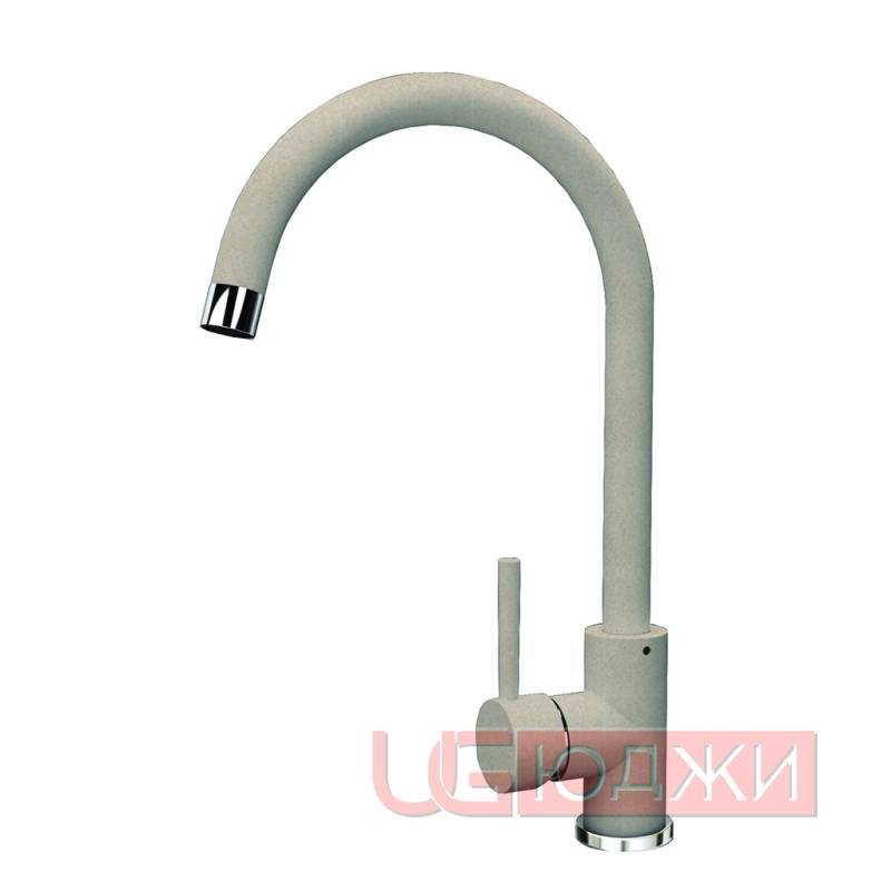 Смеситель Flortek Альфа FK Бежевый