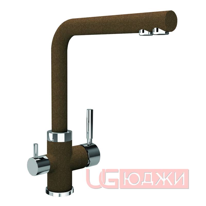 Смеситель Flortek Арес FK Коричневый