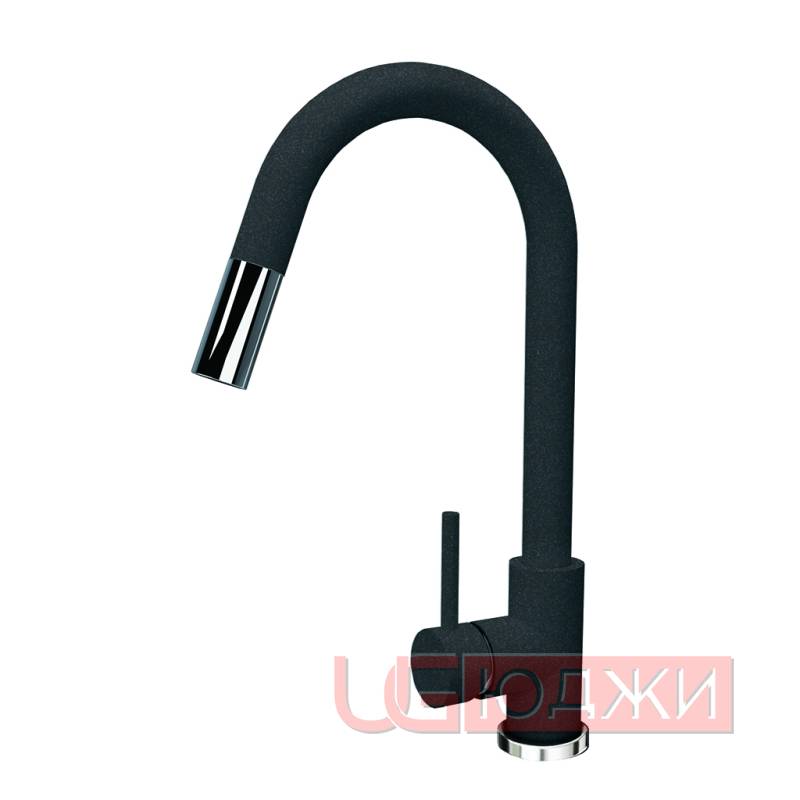 Смеситель Flortek Вита FK Чёрный