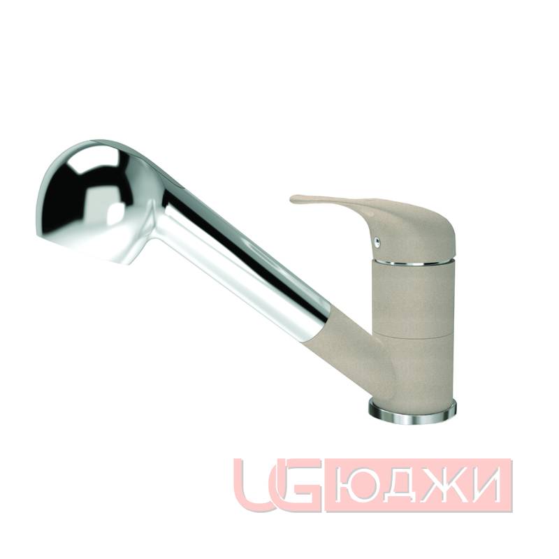 Смеситель Flortek Сигма FK Бежевый