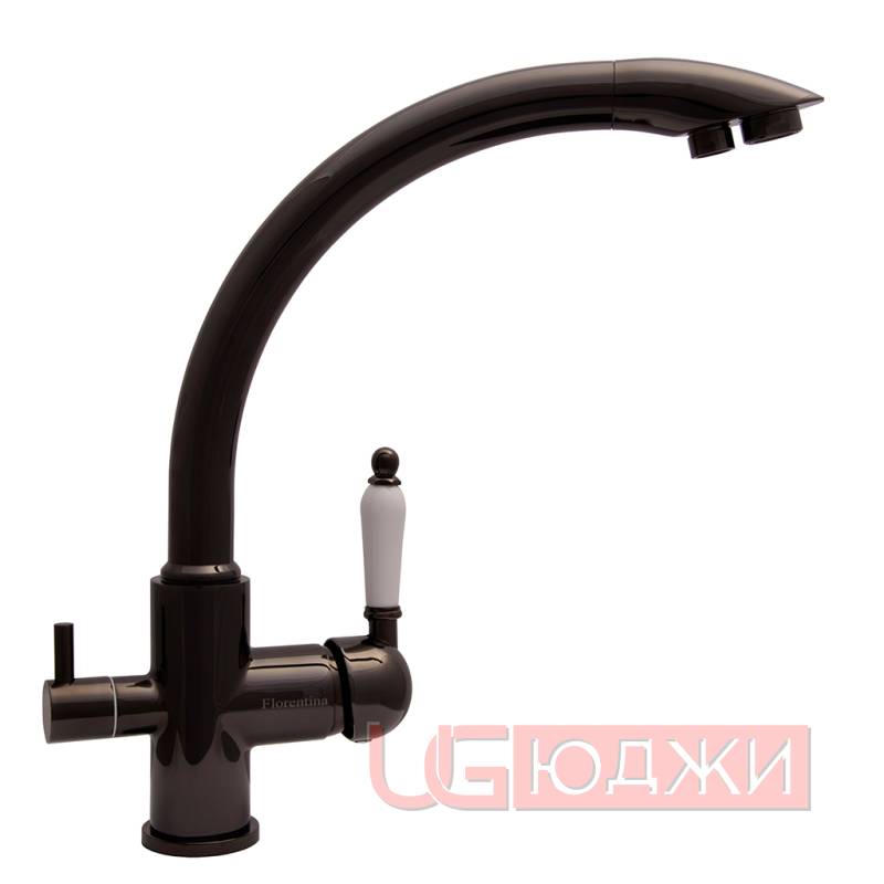 Смеситель Flortek Шале FK Графит