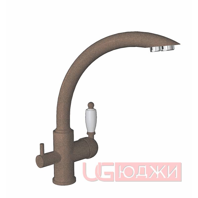 Смеситель Flortek Шале FK Коричневый