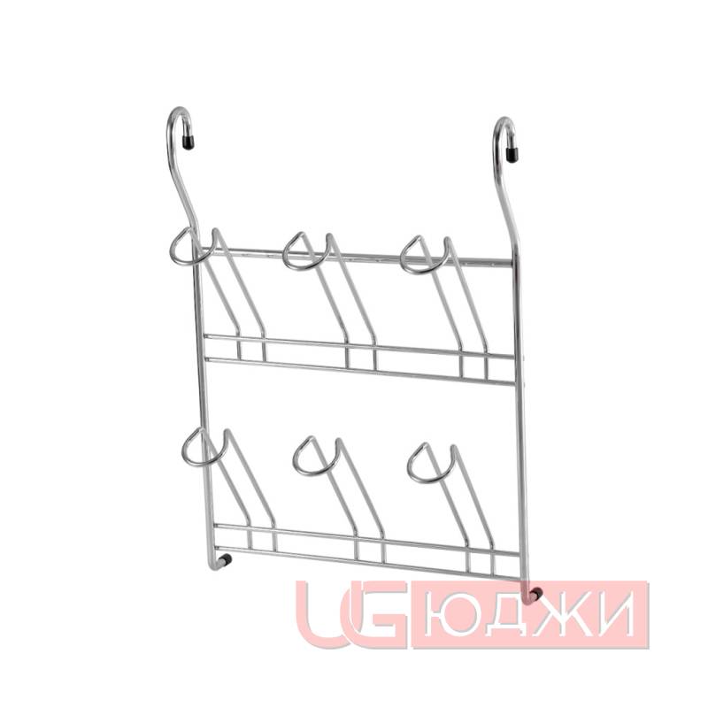 Полка для кружек, хром