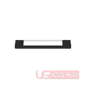 Ручка металлическая UZ 819 128мм, чёрный матовый