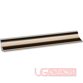 Плинтус для столешниц LB-15 3,0м 612 хром (/612)
