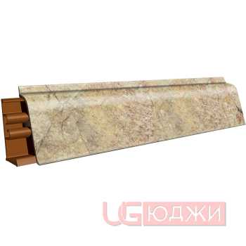 Плинтус для столешниц LB-38 3,0м 6189 Мрамор золотой (3024м/338)