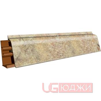 Плинтус для столешниц LB-38 3,0м 6189 Мрамор золотой (3024м/338)
