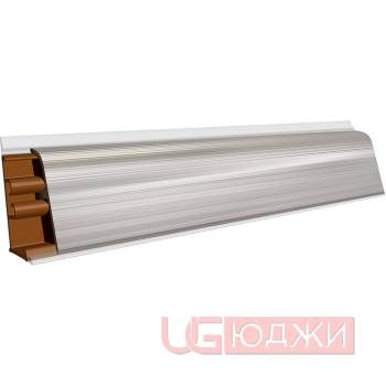 Плинтус для столешниц LB-37 3,0м 610 Алюминий металлик(/310)