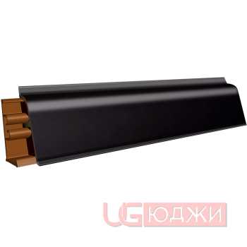 Плинтус для столешниц LB-38 3,0м 619 Чёрный глянец (811г/459)