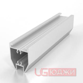 Горизонтальный верхний профиль Felix Хром матовый 6,0м