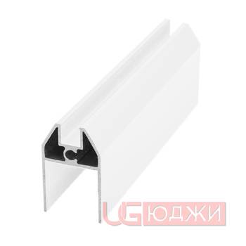 Горизонтальный нижний профиль Felix Белый глянец 6,0м