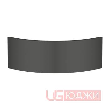 Фасад EvoMat 18мм полукруглый R300 высота 80-150мм P004/726 Серый шторм матовый кромка цвет