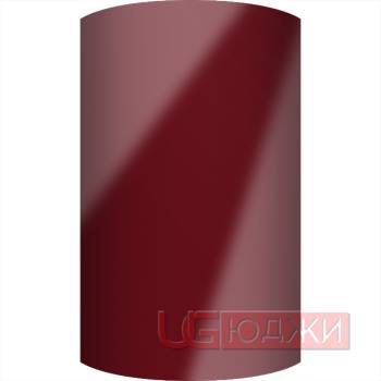 Фасад Acrylic 18мм полукруглый R300мм высота 151-1000мм 006 Бордовый глянец кромка цвет