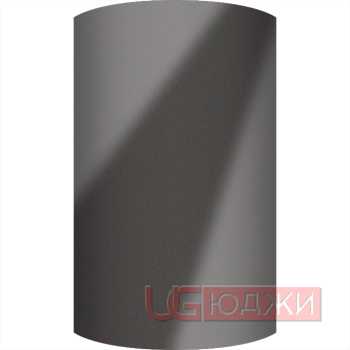 Фасад Acrylic 18мм полукруглый R300мм высота 151-1000мм 009 Галакси антрацит глянец кромка цвет