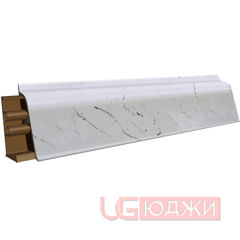 Плинтус для столешниц LB-38 3,0м 6156 Мрамор марквина белый (3028м, 3028г/476)