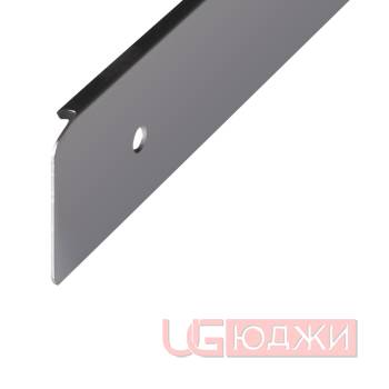 Планка торцевая 600х38мм R3, матовая