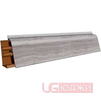 Плинтус для столешниц LB-38 3,0м 6128 Травертин серый (3061г, 547м/210)