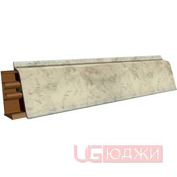 Плинтус для столешниц LB-38 RUS 3,0м 53 Мрамор лацио белый (056ам, 2342ам, 2350м/210)