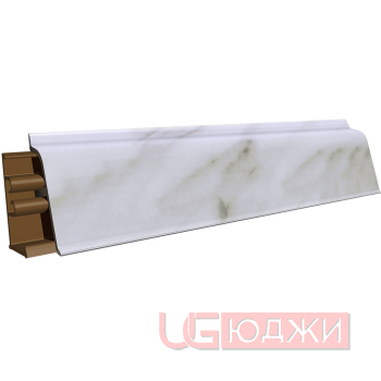 Плинтус для столешниц LB-38 RUS 3,0м 38 (6148) Мрамор карарра (14м/332)