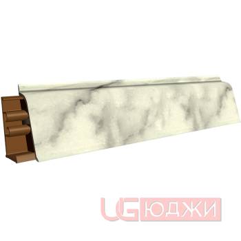 Плинтус для столешниц LB-38 RUS 3,0м 15 (6184) Мрамор белый (3027м, 3027г, 0437м, 2349м, 730м, 730г, 0920м, 3141м/476)