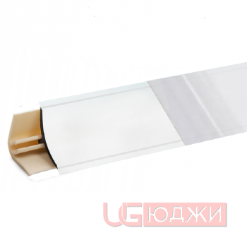 Плинтус для столешниц LB-15 RUS 3,0м 25 (6056) белый глянец (10г/600)